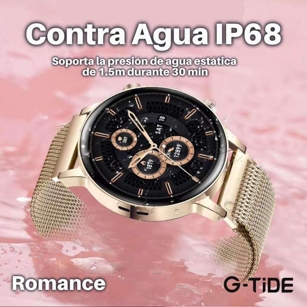 Smart Watch G-TIDE Romance resistente al agua AMOLED 260mAh5