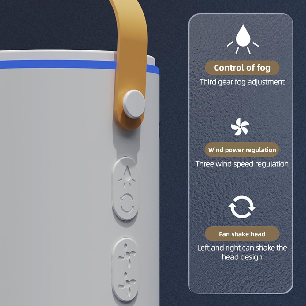 Mini climatizador Aire Acondicionado Oscilatorio ventilador5