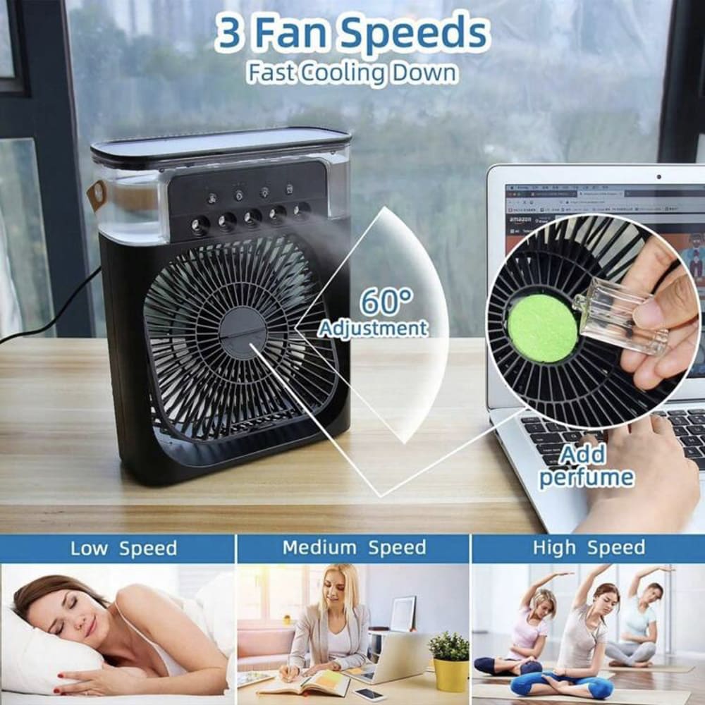 Clima Enfriador De Aire Mini Ventilador Frio Portatil Moreka SF1123