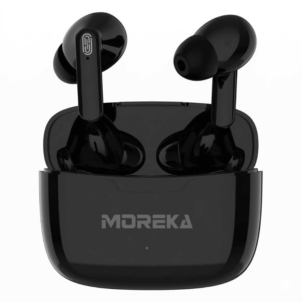 Audífonos Inalámbricos Moreka E603 con 25 Horas de Autonomía Control Táctil y Cancelación de Ruido10