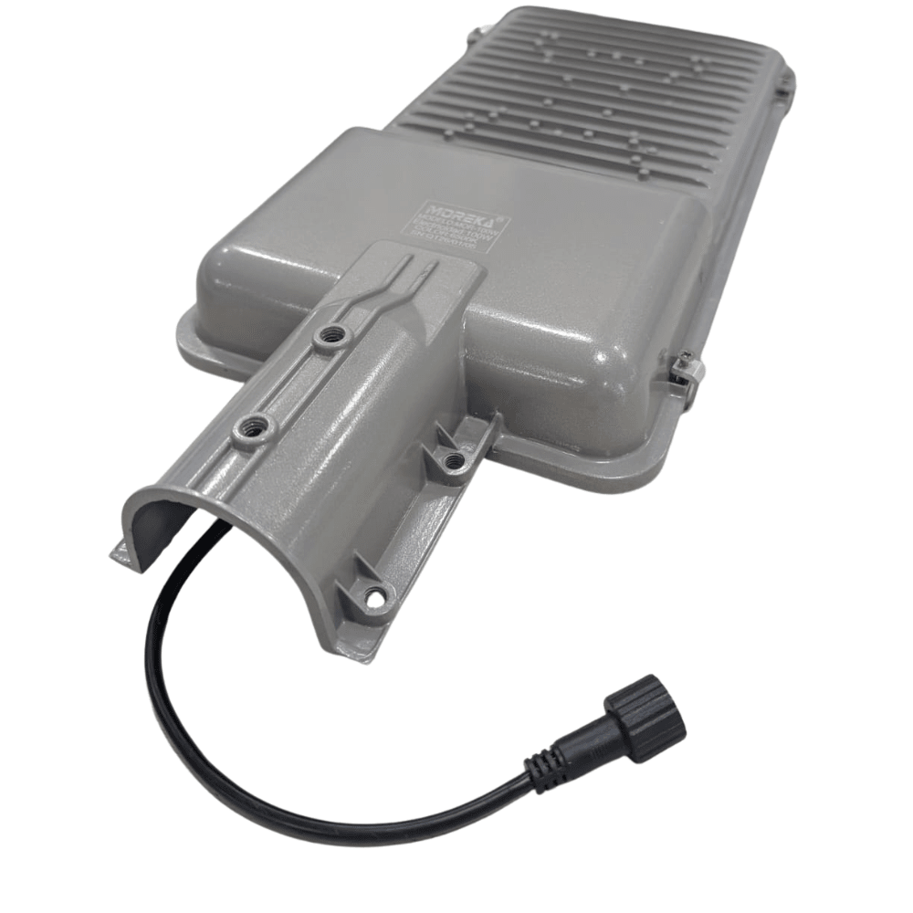 Luz de Calle Solar Moreka MOR 100W Cero Consumo con Control Remoto y Temporizador IP66 para Exteriores2