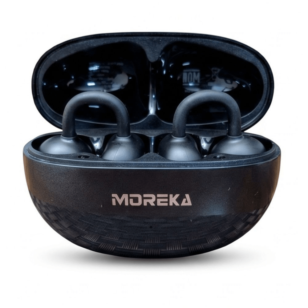 Audífonos Moreka E604 Tipo Arete Clip Bluetooth 25h Táctil3
