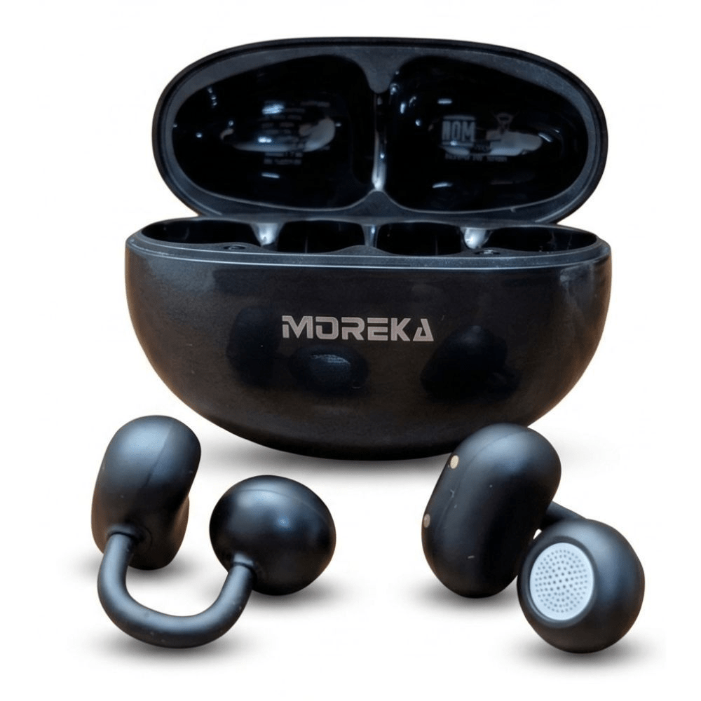 Audífonos Moreka E604 Tipo Arete Clip Bluetooth 25h Táctil 0