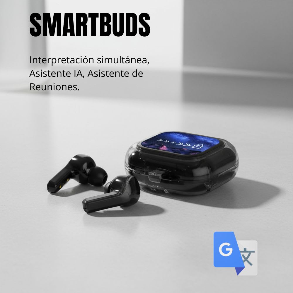 Audífonos Bluetooth Traductor IA Cancelación de Ruido ENC IPX5 SmartBuds2