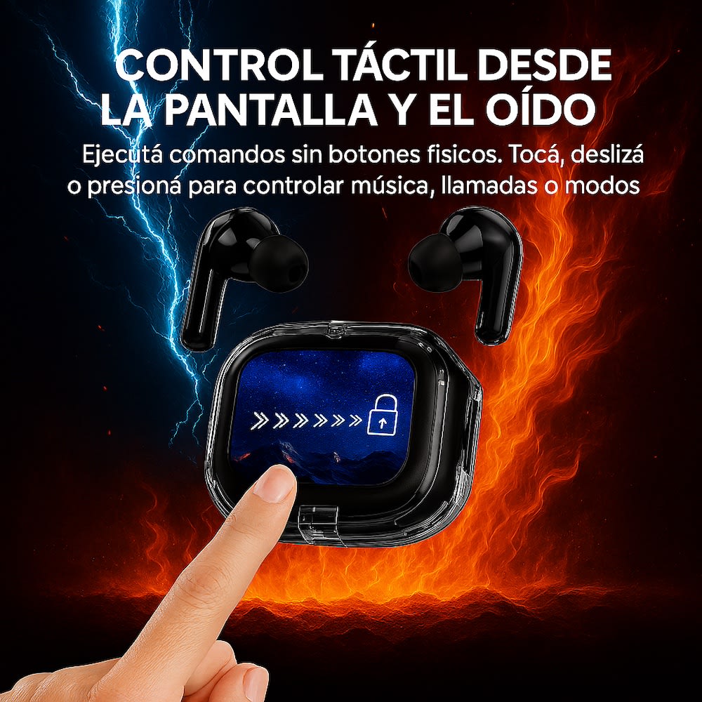 Audífonos Bluetooth Traductor IA Cancelación de Ruido ENC IPX5 SmartBuds3