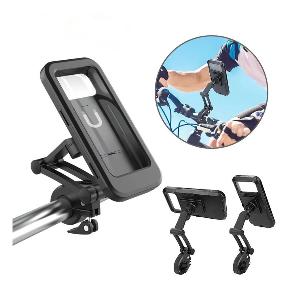 Soporte De Teléfono Móvil Motocicleta 360º Impermeable 8072