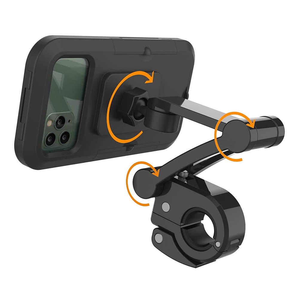 Soporte De Teléfono Móvil Motocicleta 360º Impermeable 8073