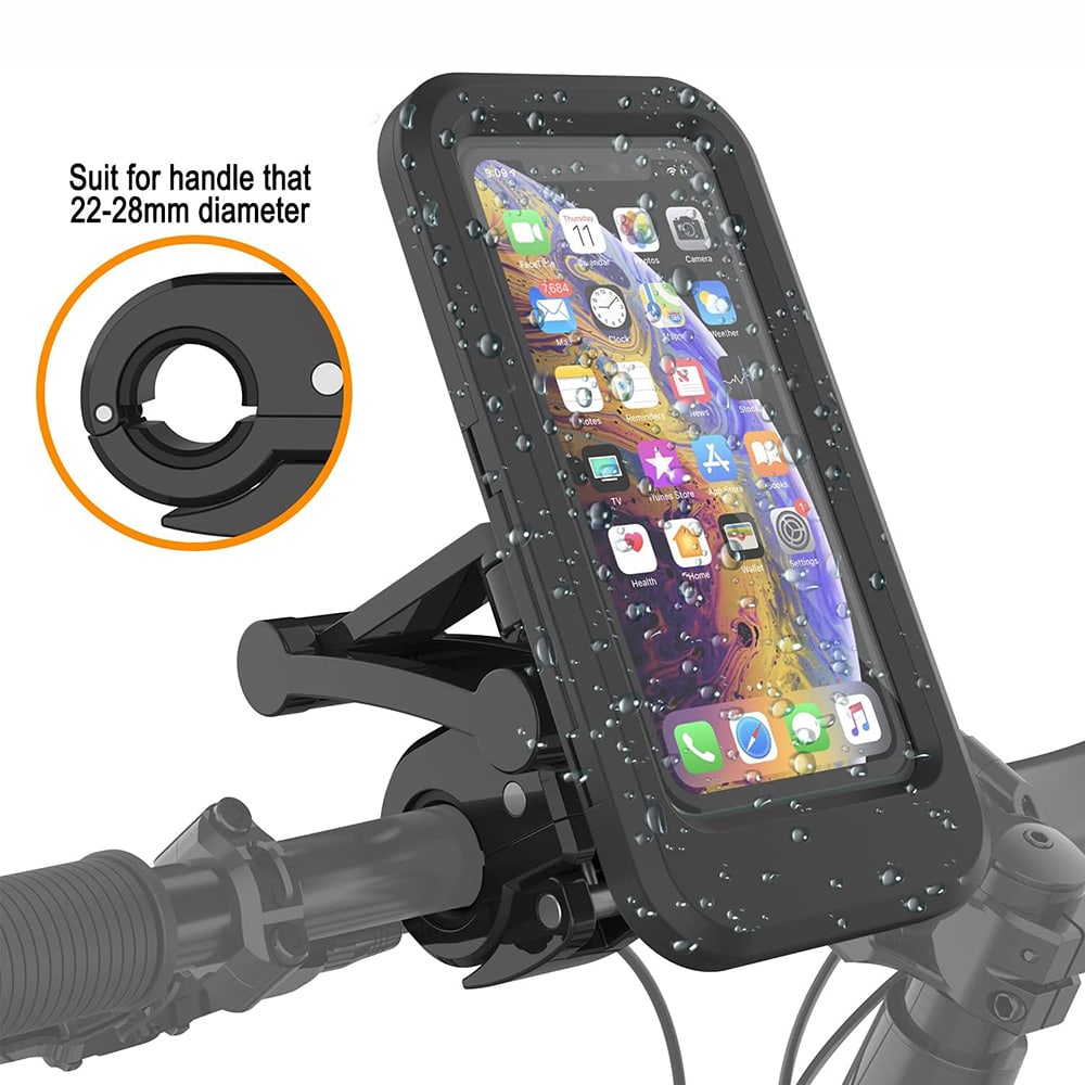 Soporte De Teléfono Móvil Motocicleta 360º Impermeable 8075