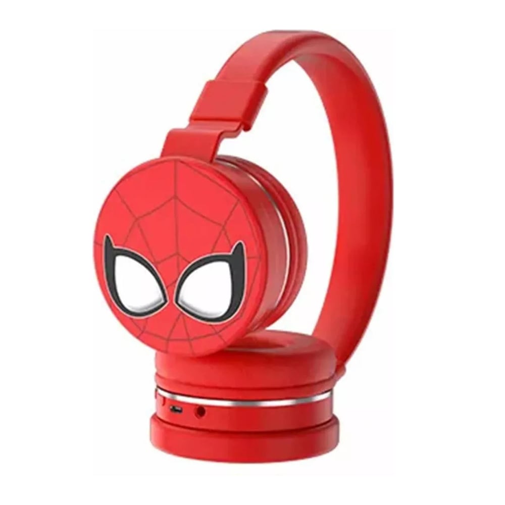 Audífonos Diadema Bluetooth Spiderman Inalámbrico Plegable1