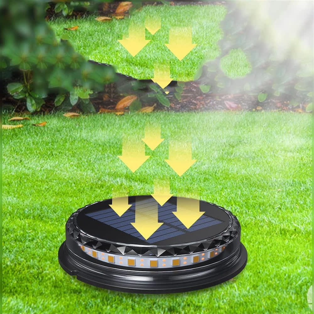 Kit de 4 Luz Solar para Césped Iluminación de 360° y 50 Horas de Brillo SQ-HP-2101-43