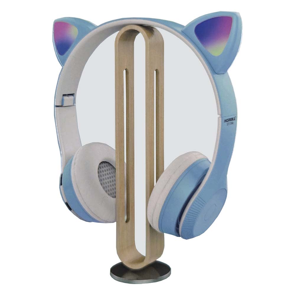 Audífonos Diadema Gato Bluetooth  Moreka ST75M Inalámbrico Plegable 0