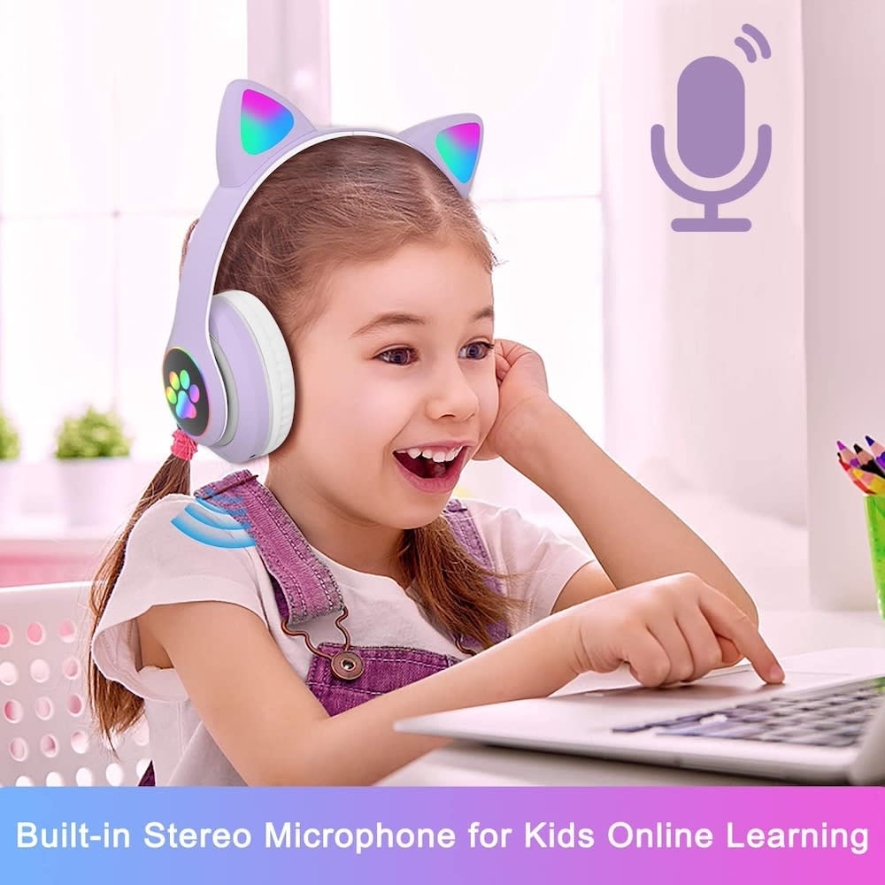Audífonos Diadema Gato STN-28 Bluetooth RGB8