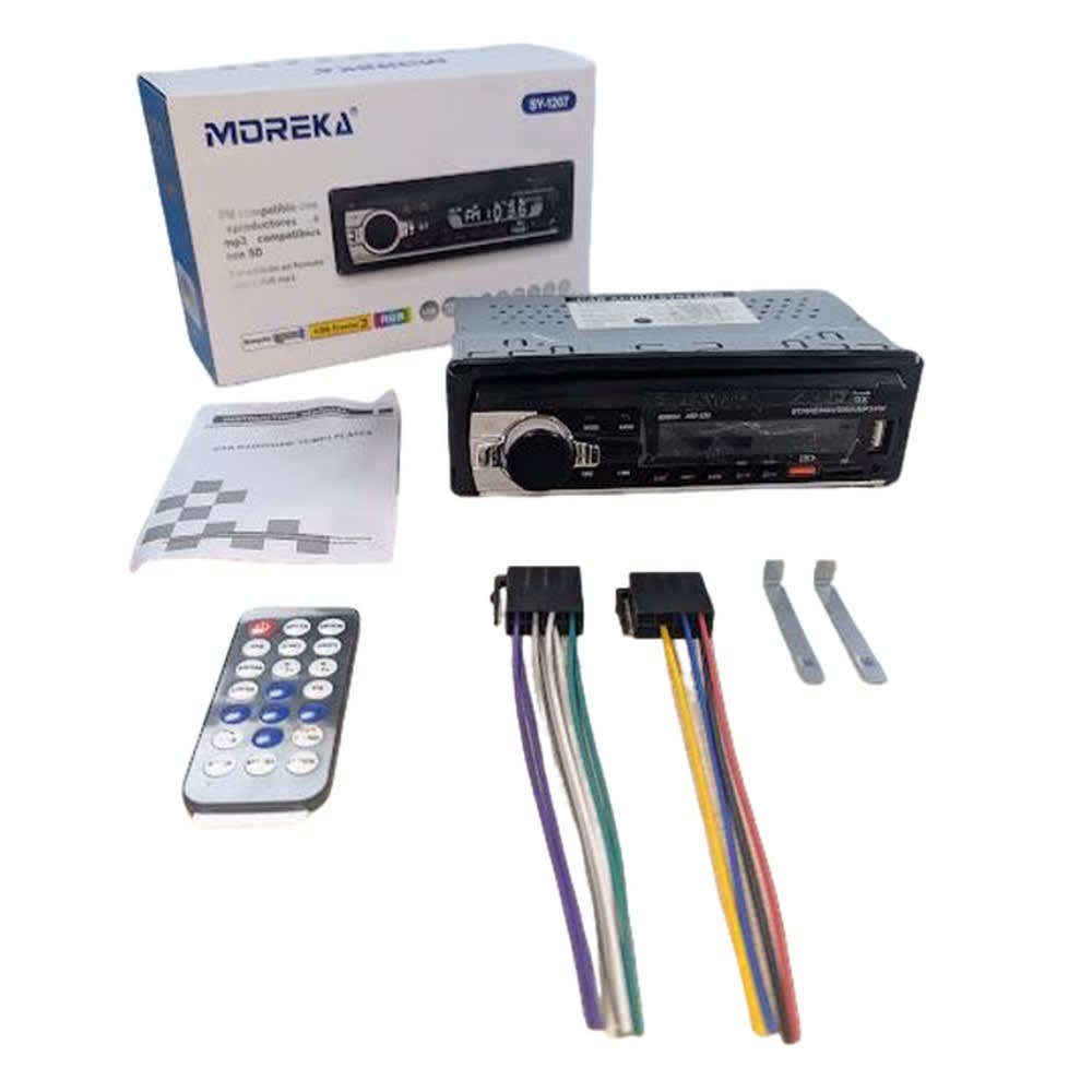 Auto Estéreo radio FM AM audio Bluetooth y llamadas manos libres Moreka SYD-12079