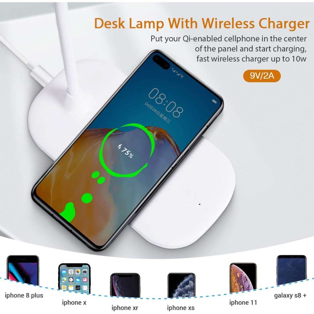 Lámpara de mesa de carga inalámbrica Sensor táctil TYV-20838