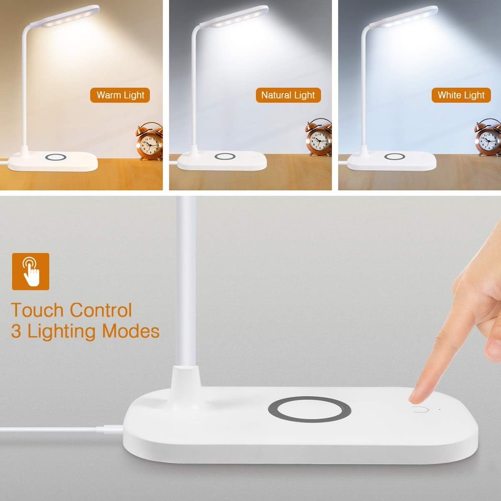 Lámpara de mesa de carga inalámbrica Sensor táctil TYV-20837