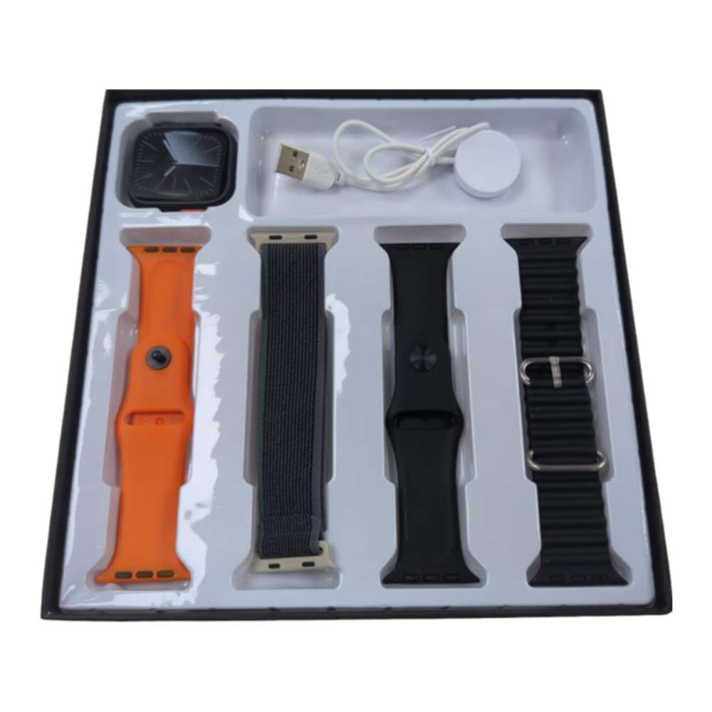 Smart Watch Ultra2 EW25 Carga Inalámbrica 4 Bandas7