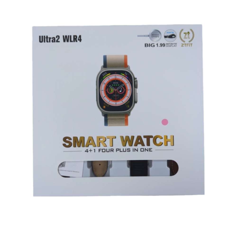 SmartWatch Ultra2 WLR4 Carga Inalámbrica 4 Bandas5