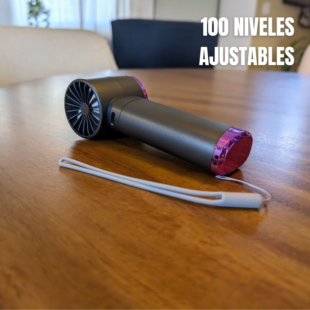 Ventilador De Mano Portátil 100 Velocidades 3000mah XFS-20210