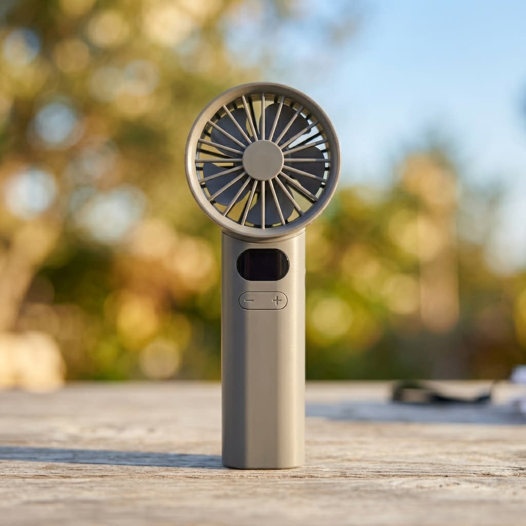 Ventilador portatil de mano YISEN XFS-203 3.8W 5V-1A3