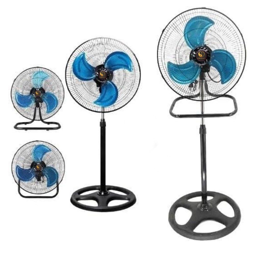Ventilador Pedestal 18 Pulgadas Acero Moreka Dgm-291f 3 Vel9