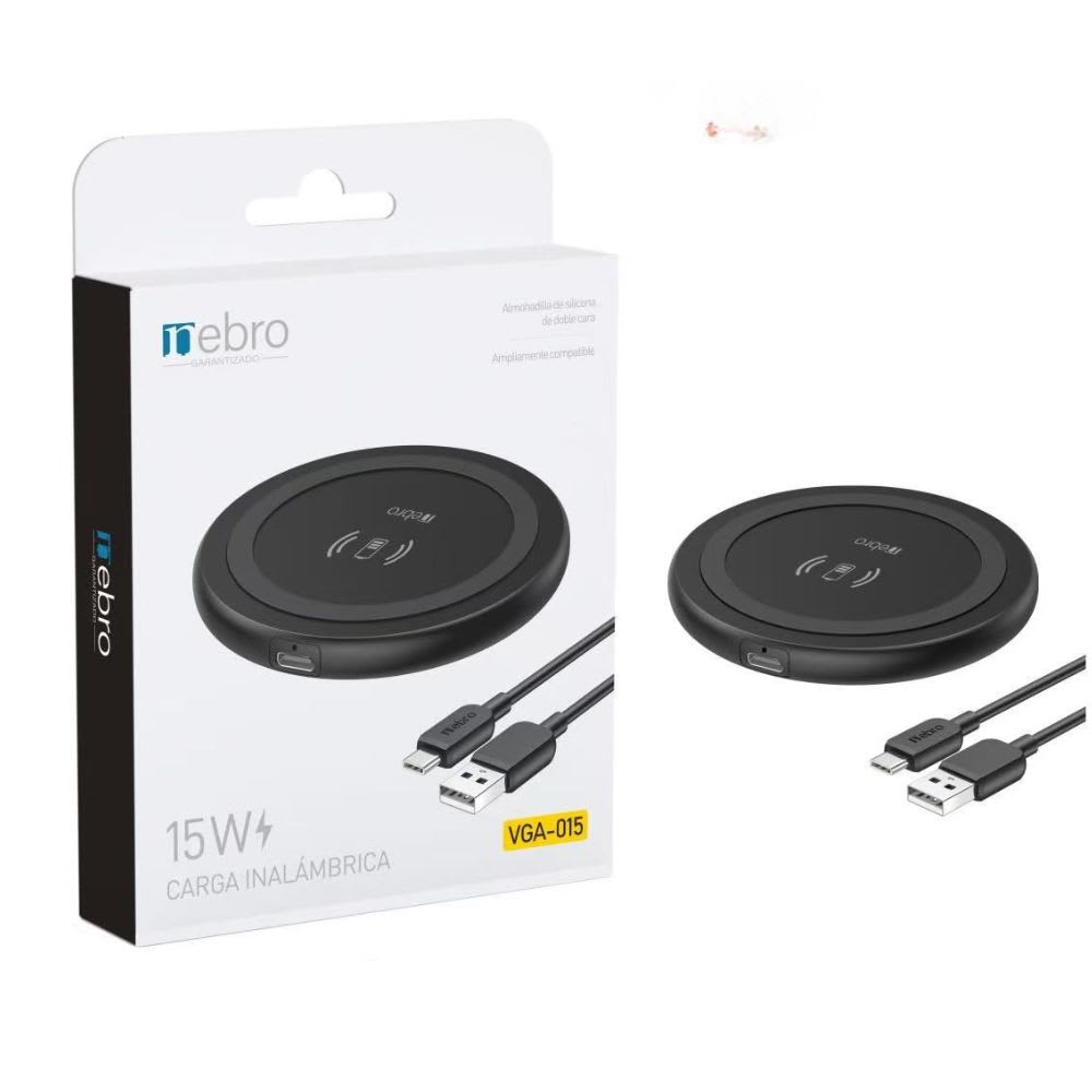 Cargador Inalámbrico Nebro VGA-015 15W Magnético 0