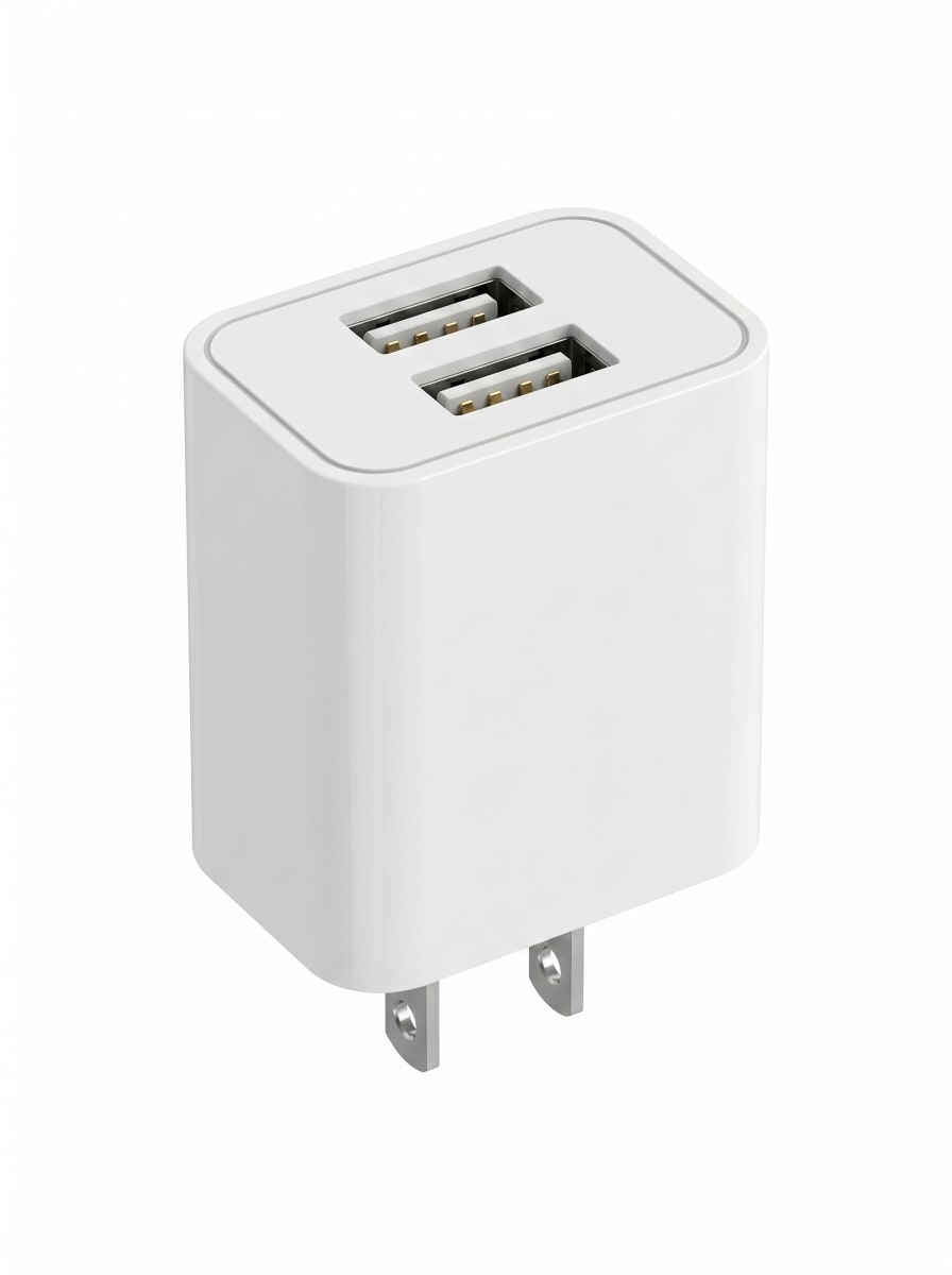 Cargador Doble USB Nebro VGA-024 2.4A Puerto Dual de Carga Rápida1