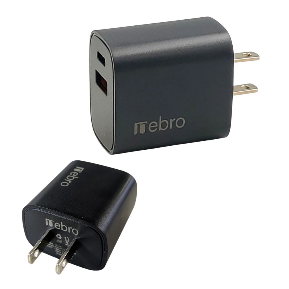 Cargador 12W 1 USB-A + 1 USB-C Nebro VGA-0515