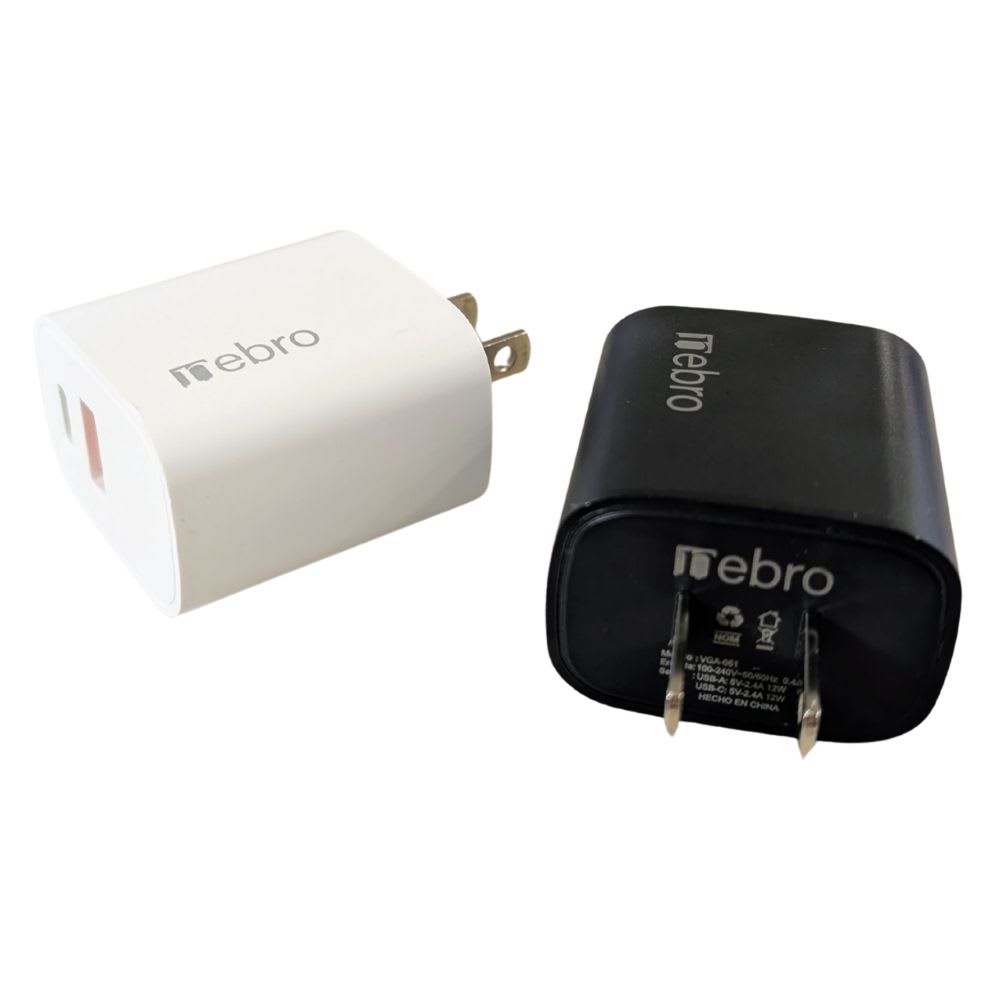 Cargador 12W 1 USB-A + 1 USB-C Nebro VGA-051 0