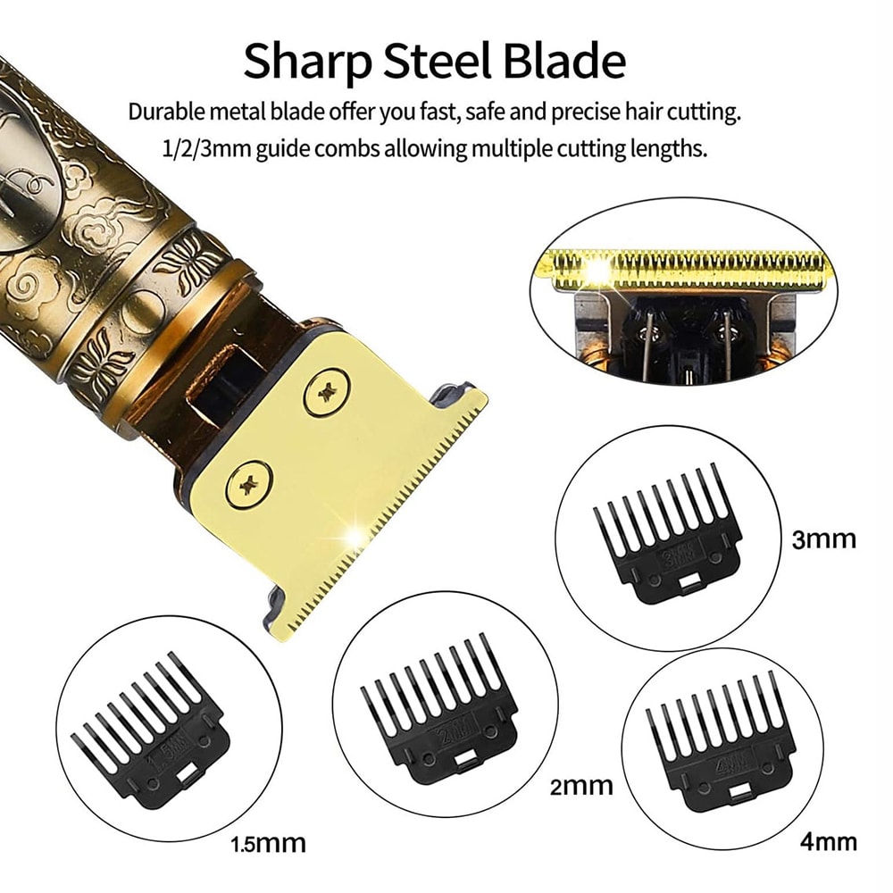 Cortapelos Eléctrica Inalámbrica Para Hombres recargable4