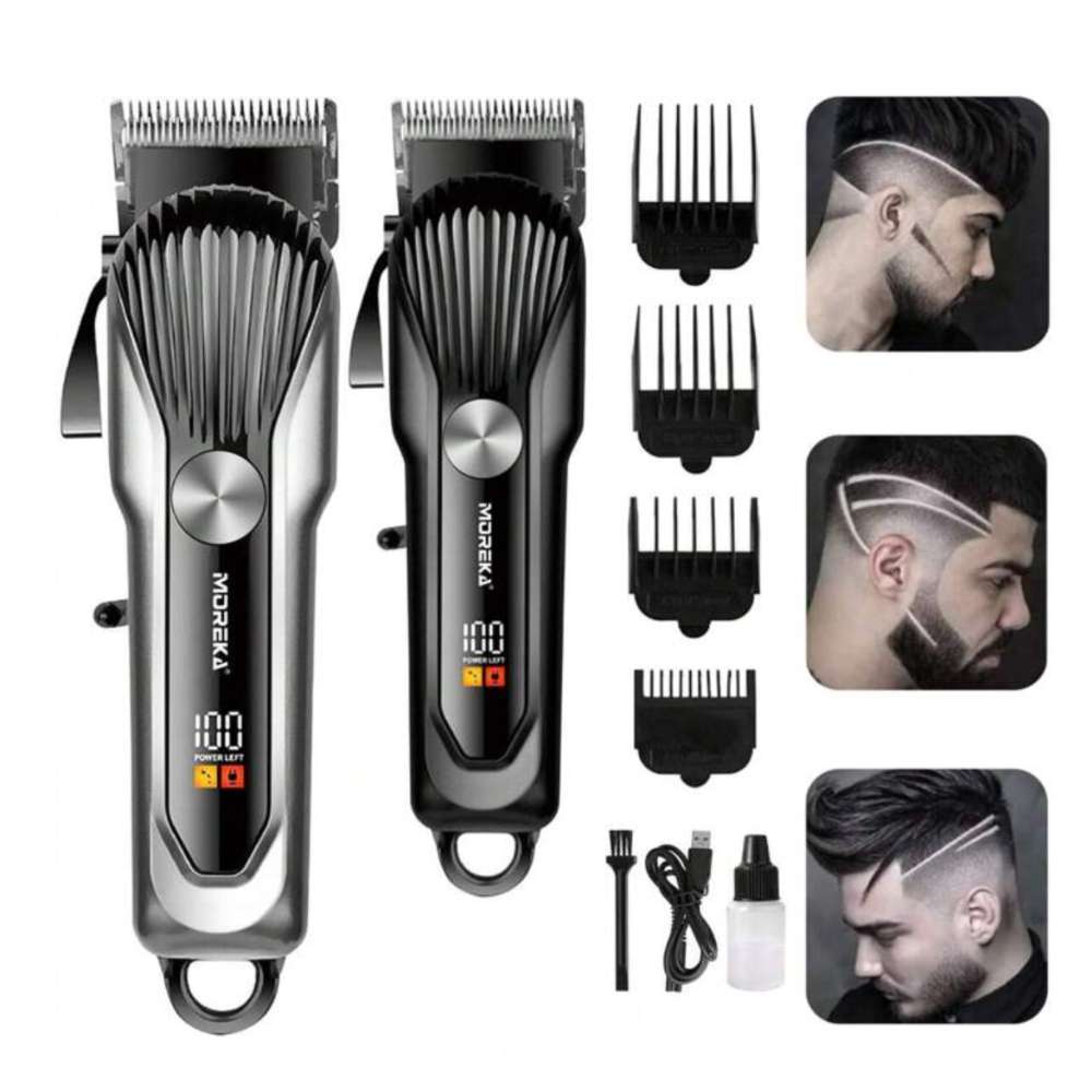 Afeitadora Cortapelos Eléctrica Inalámbrica pantalla Led para Hombres recargable W253