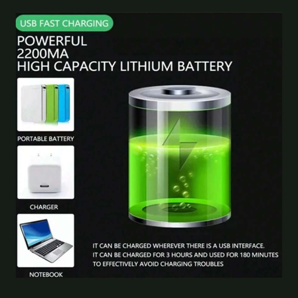 Afeitadora Cortapelos Eléctrica Inalámbrica pantalla Led para Hombres recargable W258