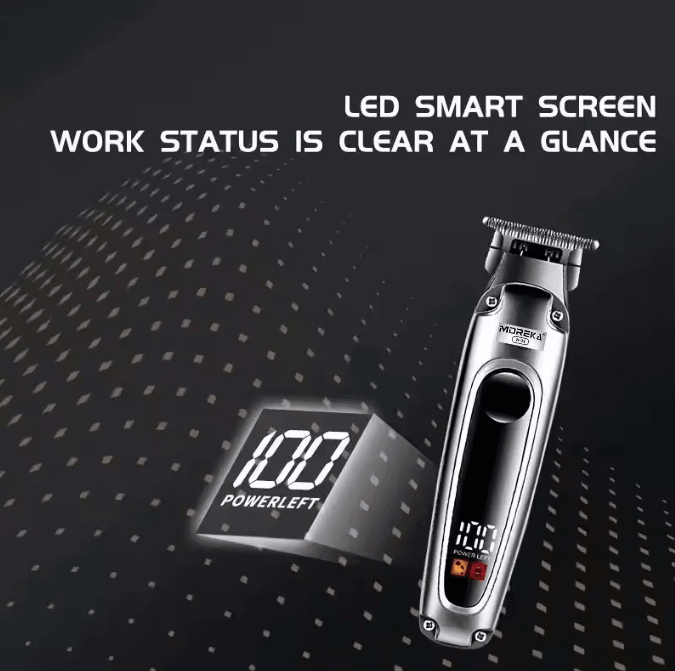 Rasuradora Eléctrica Moreka W-33 Cortadora De Cabello Velocidad 6000 rpm/min 1200mAh4