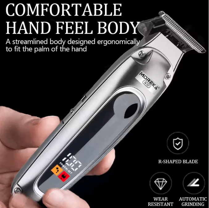 Rasuradora Eléctrica Moreka W-33 Cortadora De Cabello Velocidad 6000 rpm/min 1200mAh5