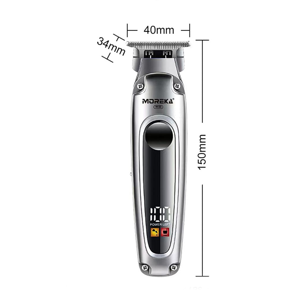 Rasuradora Eléctrica Moreka W-33 Cortadora De Cabello Velocidad 6000 rpm/min 1200mAh7
