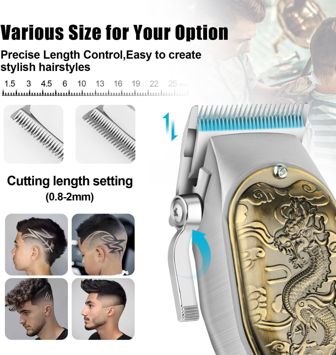 Cortapelo Eléctrico Inalámbrico 900mAh 3W recargable4