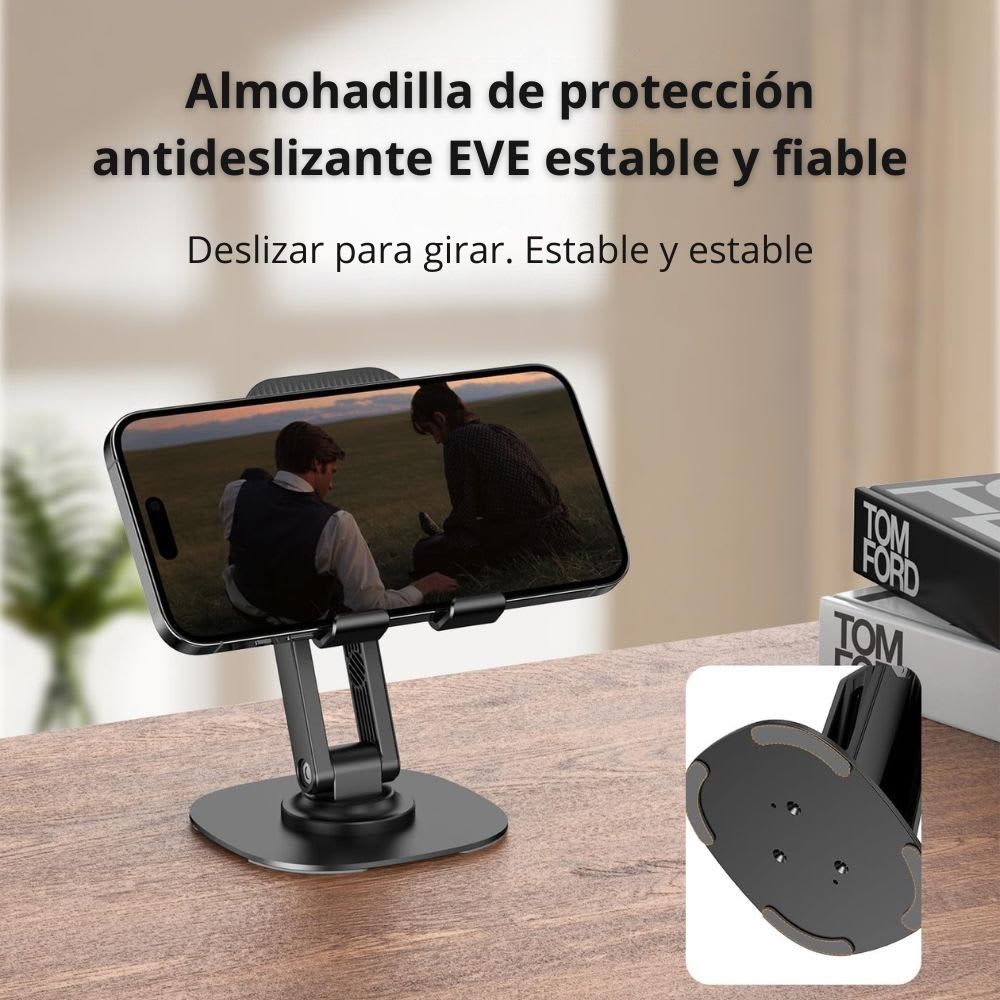Soporte escritorio Giratorio Rotación 360° Plegable Nebro WAT-0174