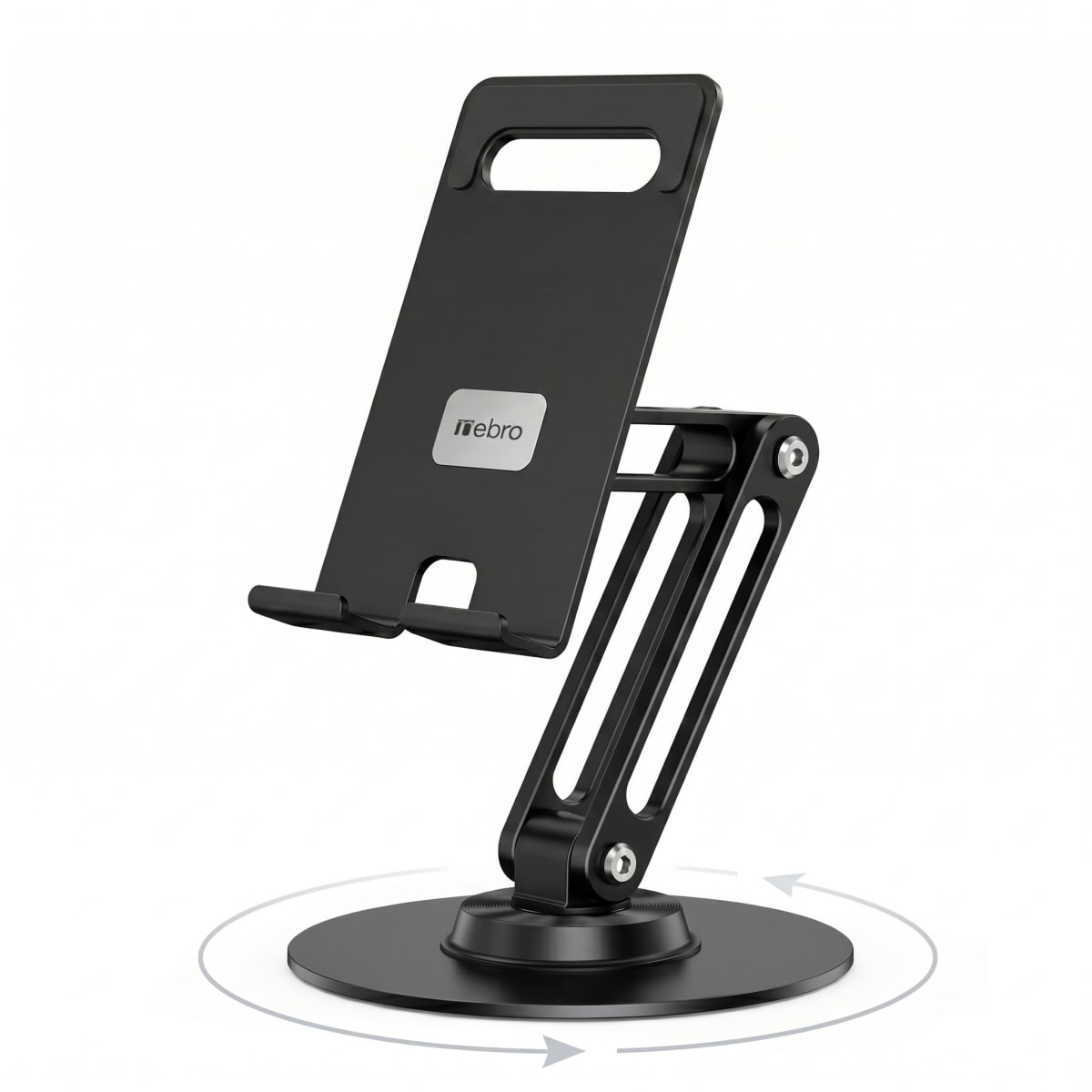 Soporte para Celular y Tablet Nebro WAT-094 Base Ajustable de Aluminio Altura Regulable Compatible con Todos los Dispositivos de 4 a 12 Pulgadas1