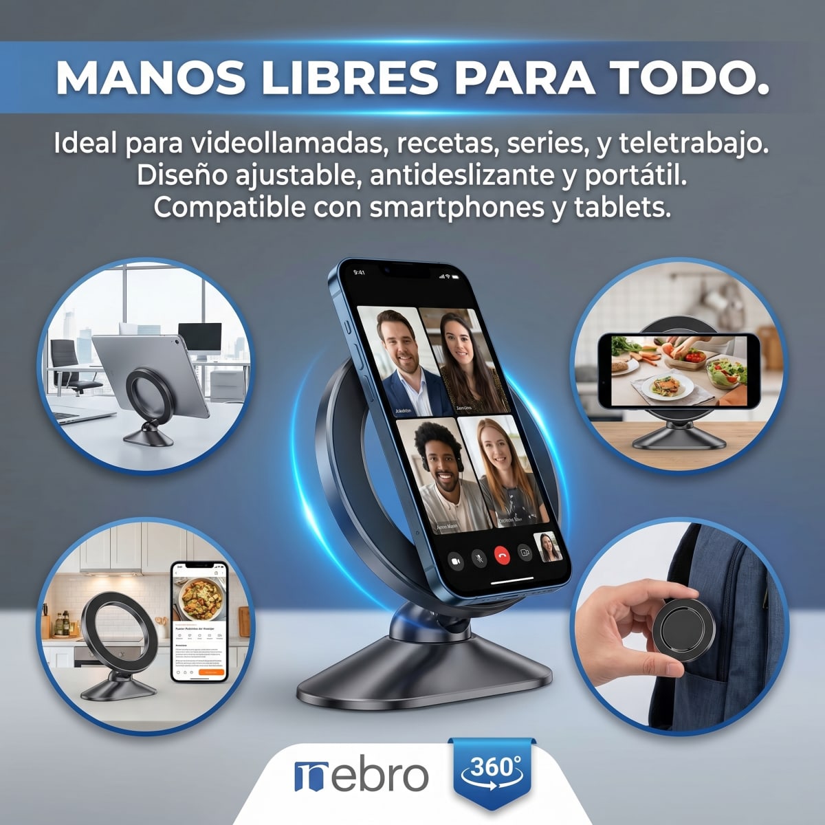 Soporte Bluetooth NEBRO WAT0963