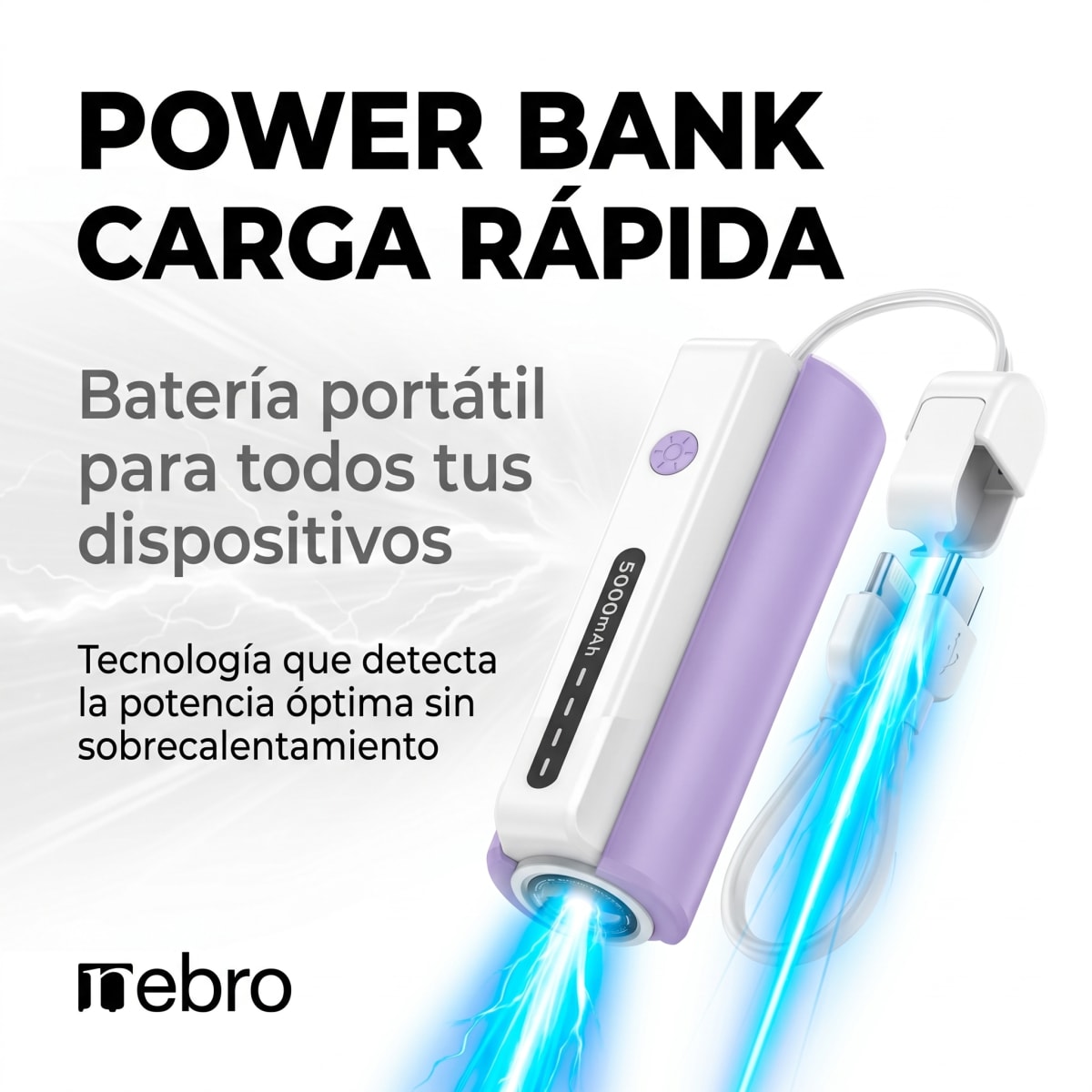 Power Bank NEBRO WB156 Batería Portátil2