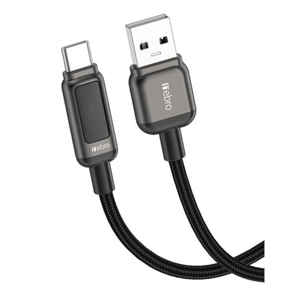 Cable carga ultra rápida máxima 60W, USB-C 1.2M Nebro WD-309T 0