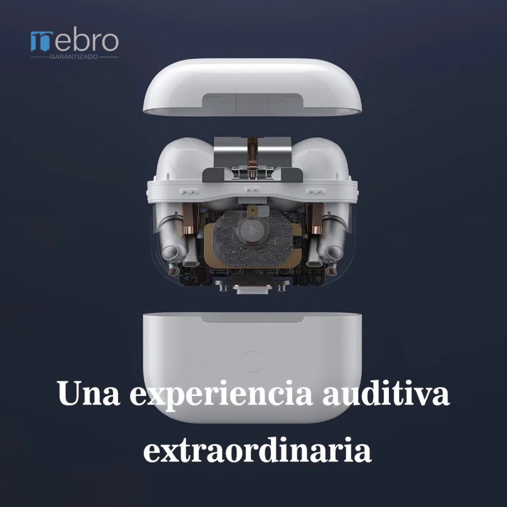 Audífonos Bluetooth Inalámbricos Bluetooth 5.3 extra bass Nebro WE-0056
