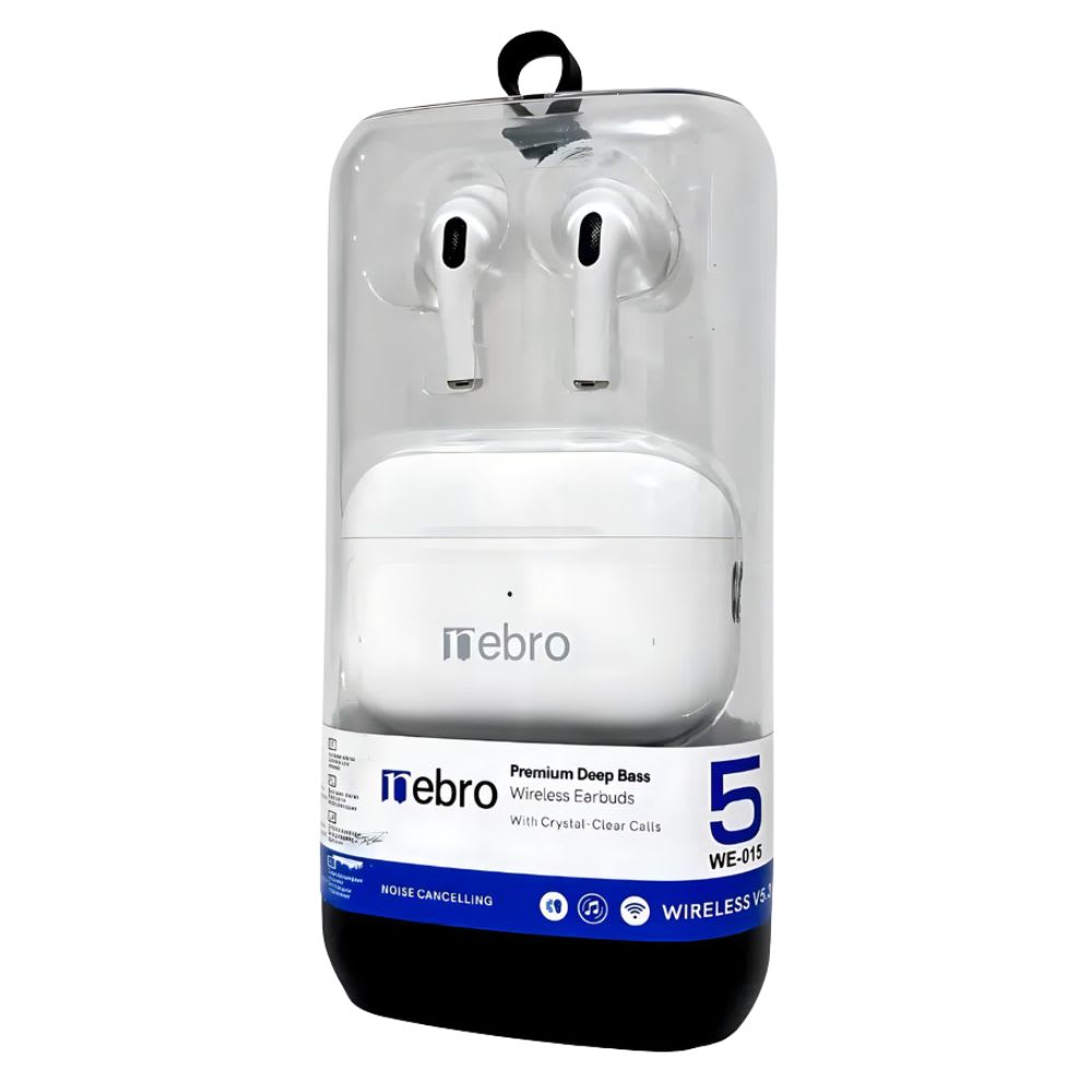 Audífonos Bluetooth Inalámbricos Bluetooth 5.3 deep bass cancelación de ruido Nebro WE-01510