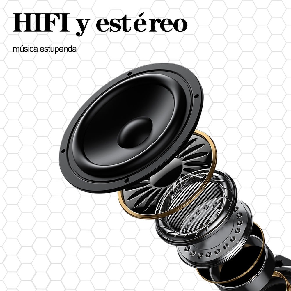 Audífonos Bluetooth Inalámbricos Bluetooth 5.3 Nebro WE-0175