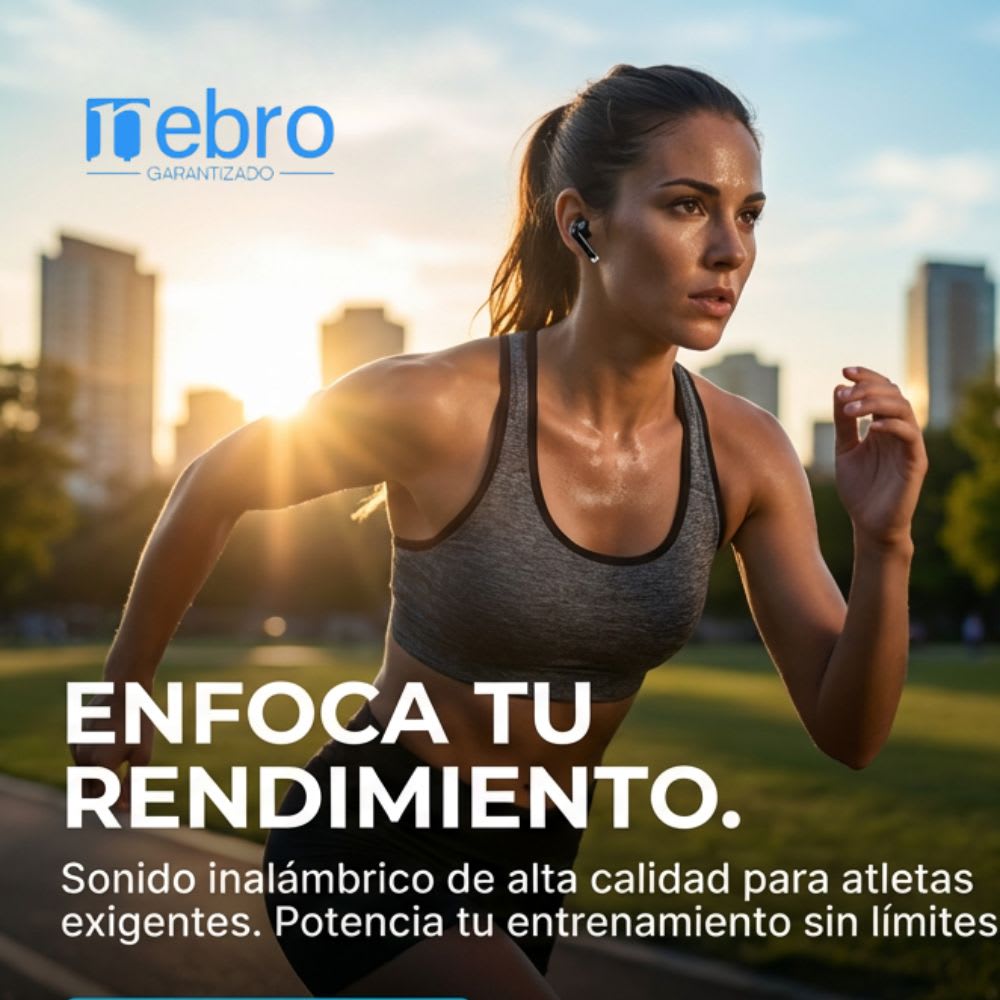 Audífonos Bluetooth 30mAh / Estuche 300mAh 20h con estuche Nebro WE-0627