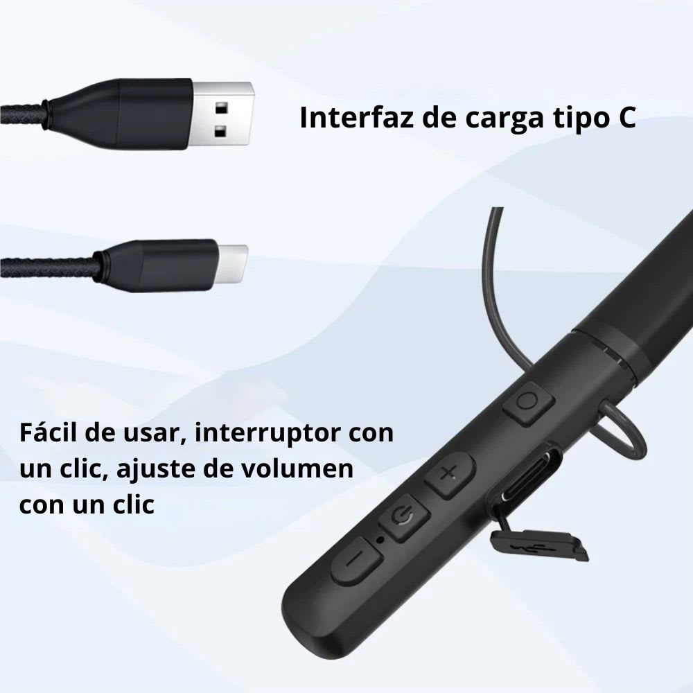 Audífonos Bluetooth Inalámbricos Bluetooth 5.3 deportivos hasta 80 hrs de baterÍa NEBRO WE-0644