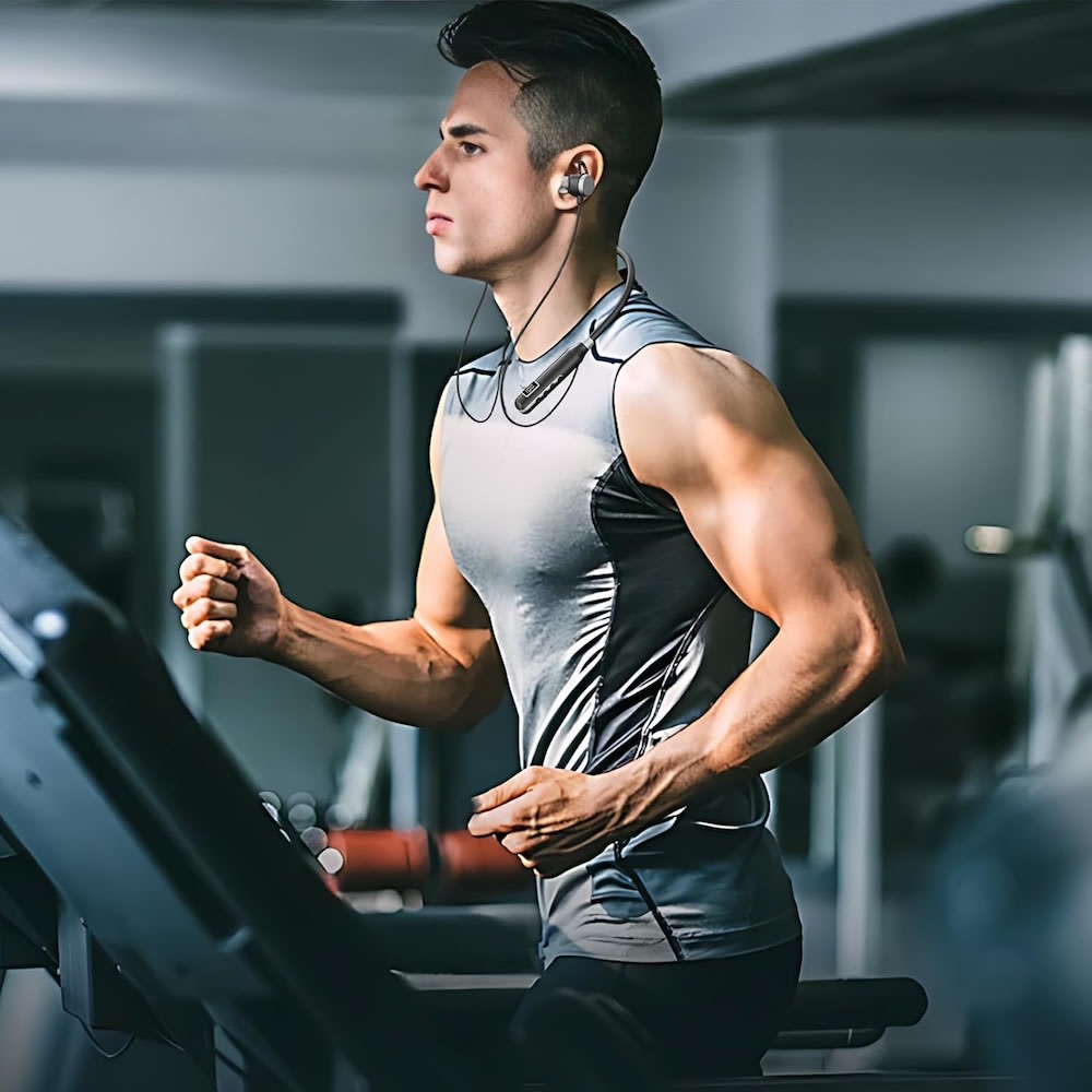 Audífonos Bluetooth Inalámbricos Bluetooth 5.3 deportivos hasta 80 hrs de baterÍa NEBRO WE-0643