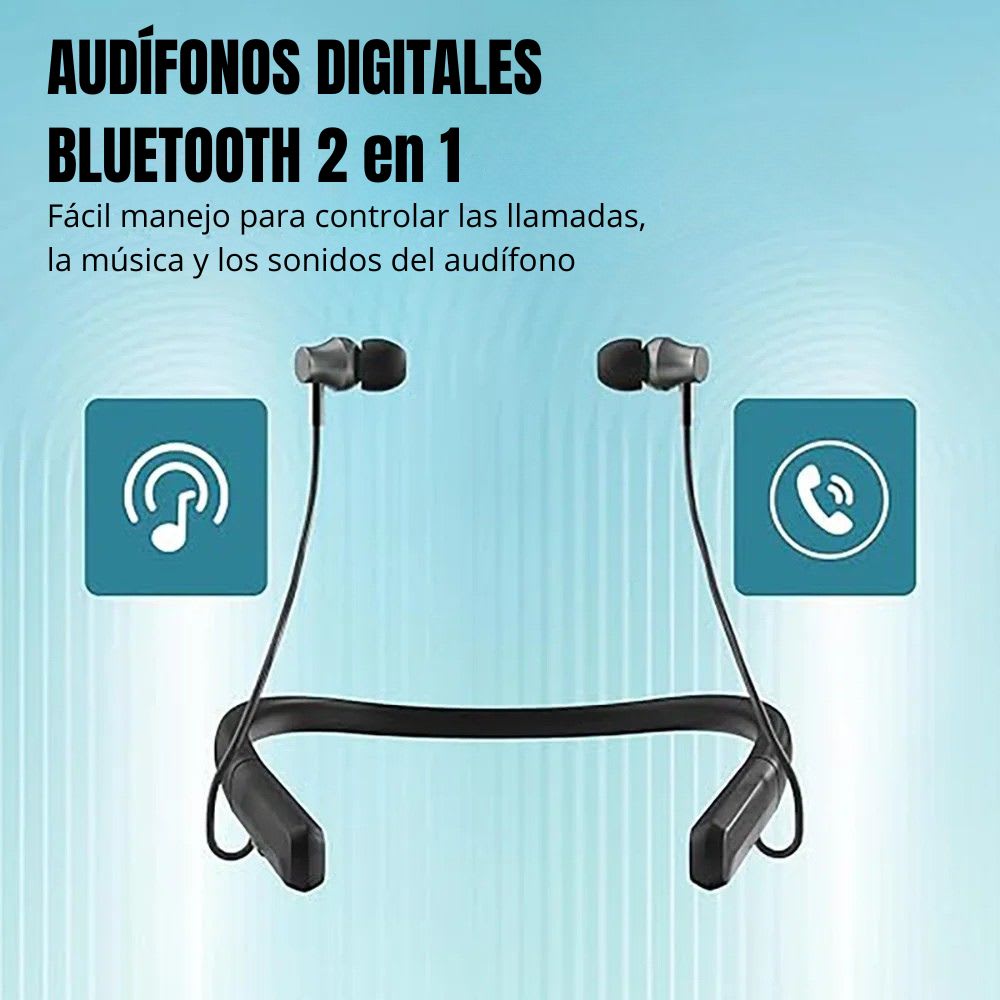 Audífonos Bluetooth Inalámbricos Bluetooth 5.3 deportivos hasta 80 hrs de baterÍa NEBRO WE-0646