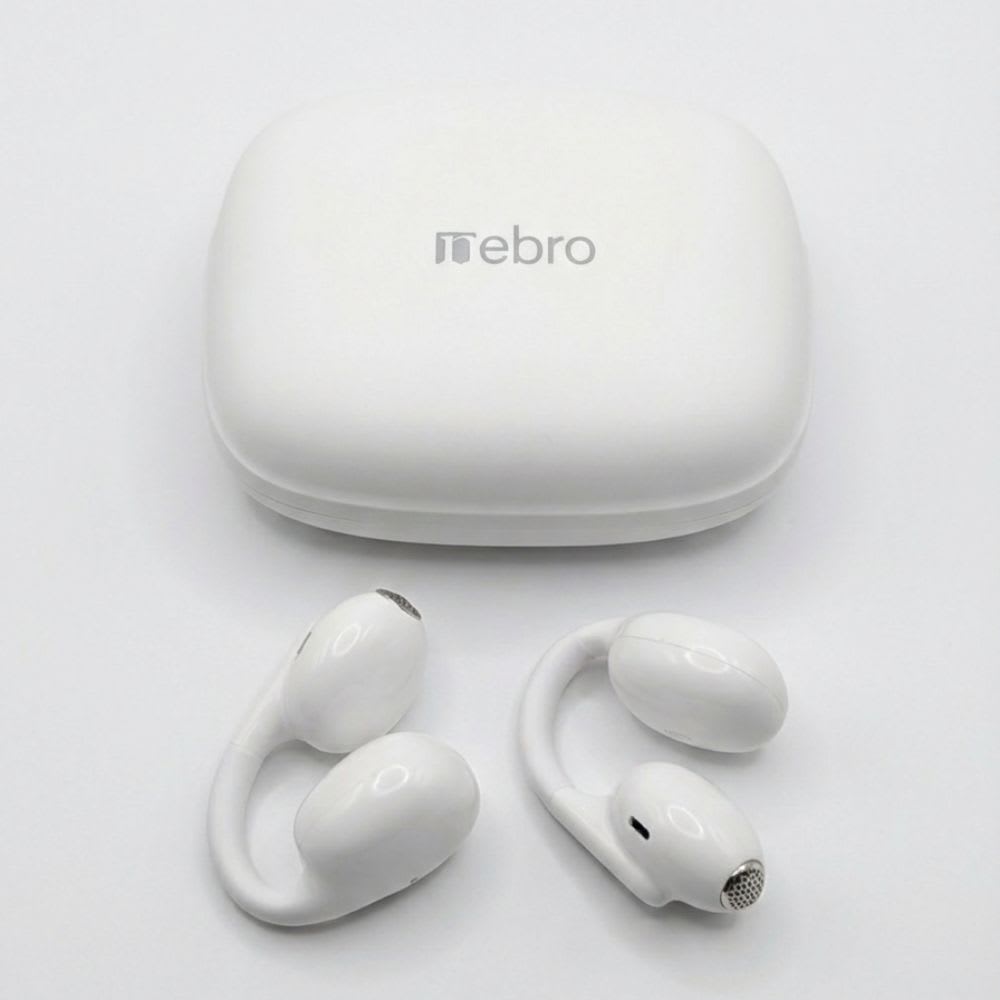 Audífonos Bluetooth clip 40mAh Estuche 400mAh 20h con estuche Nebro WE-5017