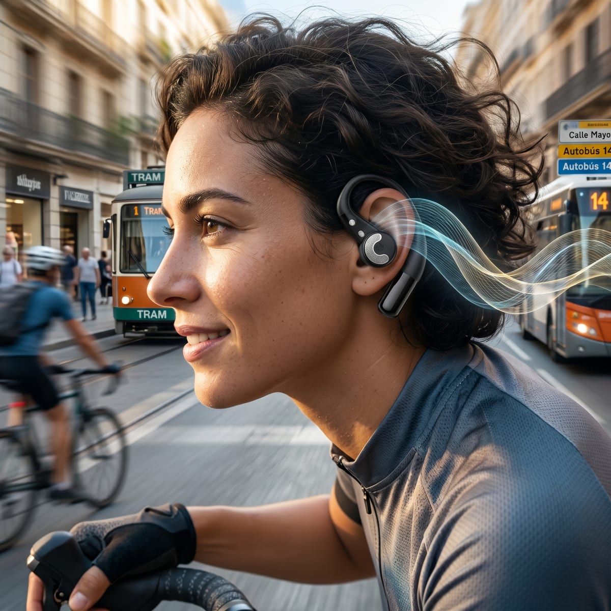 Audífonos Bluetooth OWS NEBRO WE506 Clip Oreja Direccional7