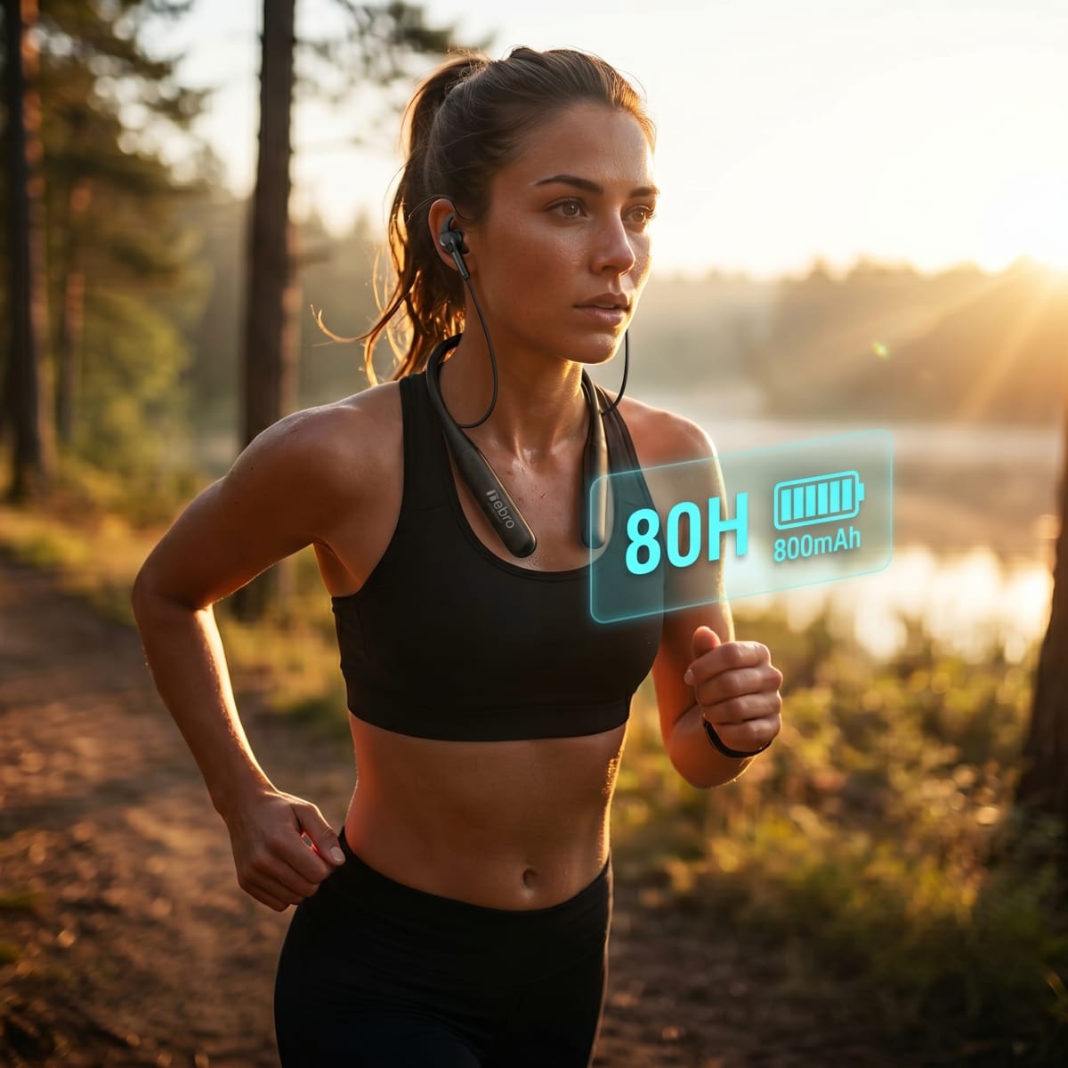 Audífonos Collar NEBRO WE065 Bluetooth 53 80h Batería 800mAh5